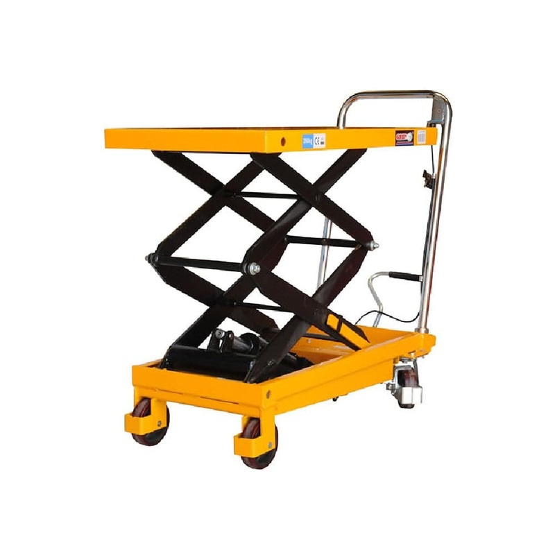 Grip 52015 910mm x 500mm 350kg Double Scissor Lift Table Cart