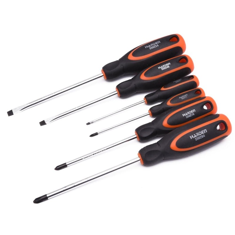 Harden 550396 6 Piece Professional Screwdriver Set
