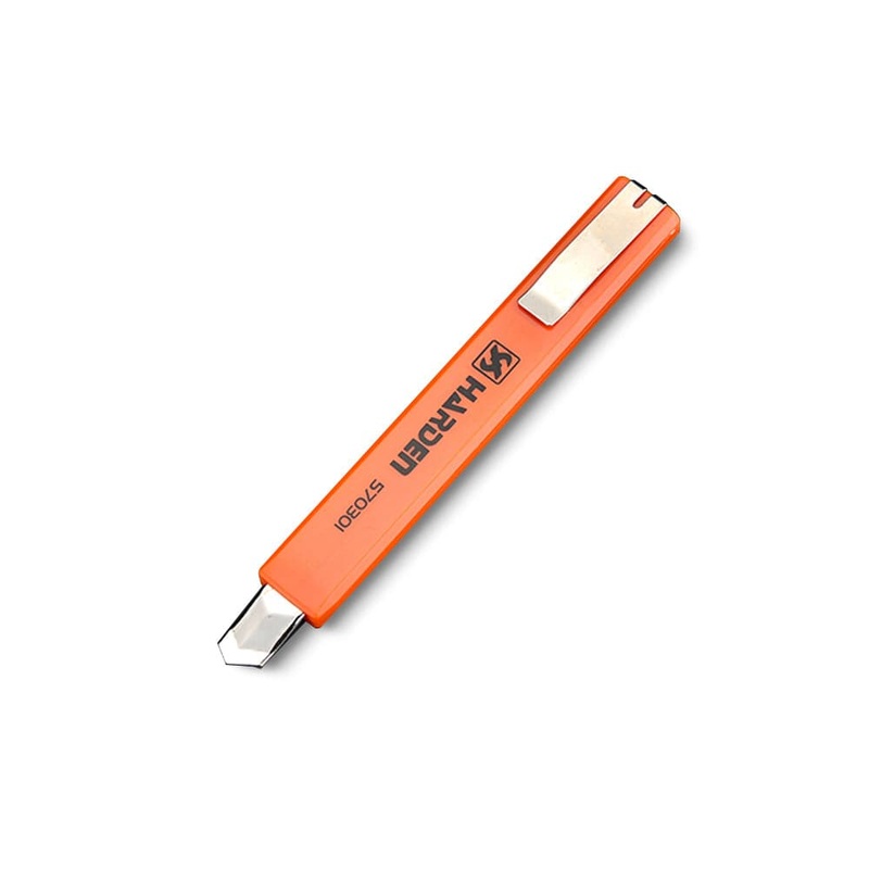 Harden 570301 9mm Professional Self Locking Knife with Metal Case Holder