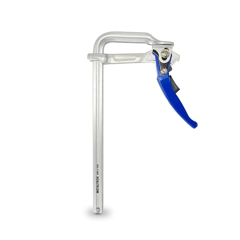 Metaltech MTRC30-12 120mm x 300mm Ratcheting Welding F-Clamp