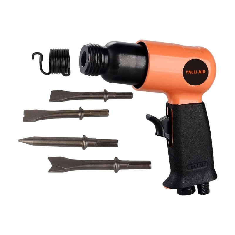 Valu-Air V7621 125mm (5) Air Hammer with Chisel Set