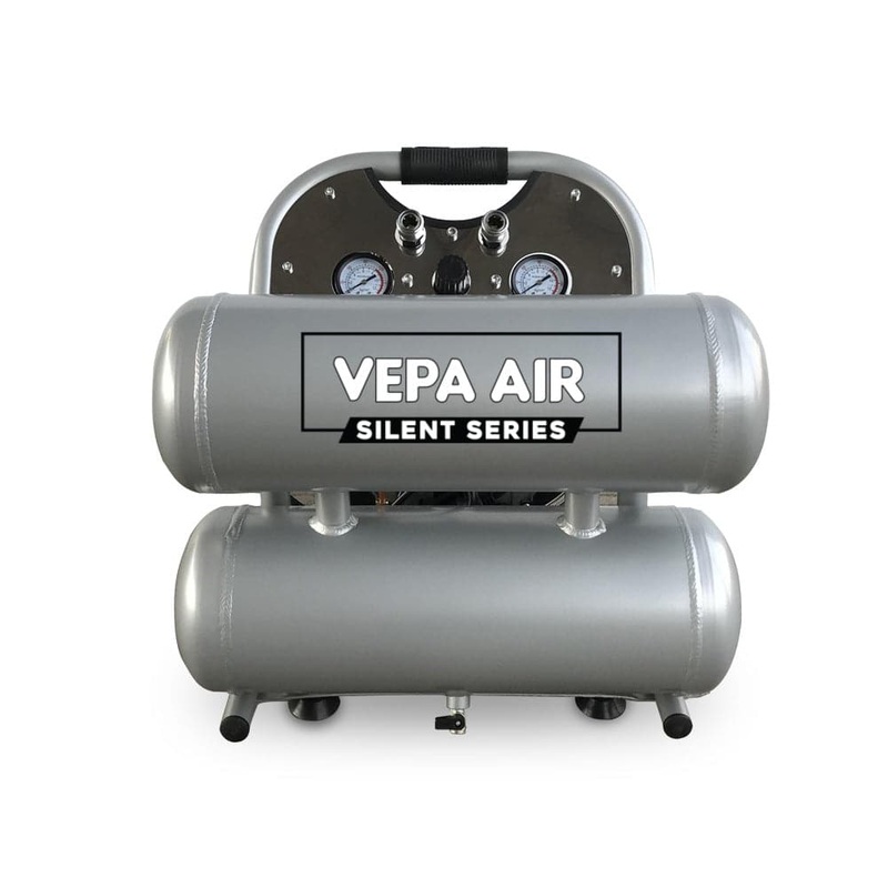 Vepa Air VSC580AT 0.8HP 20L Aluminium Oil-Less Silent Air Compressor