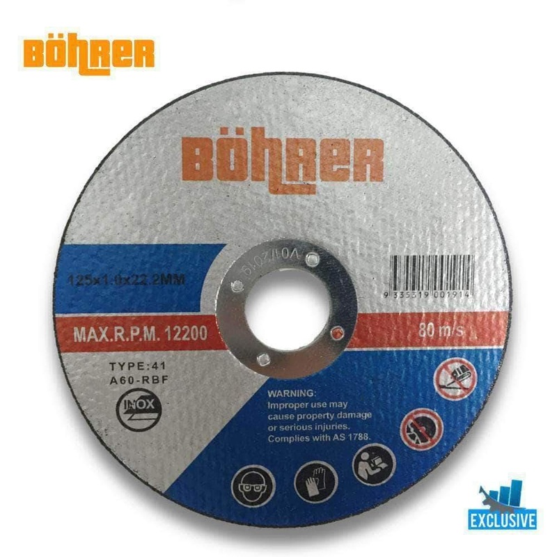 Bohrer BOH-125CI 125mm (5”) Metal Inox Cutting Disc