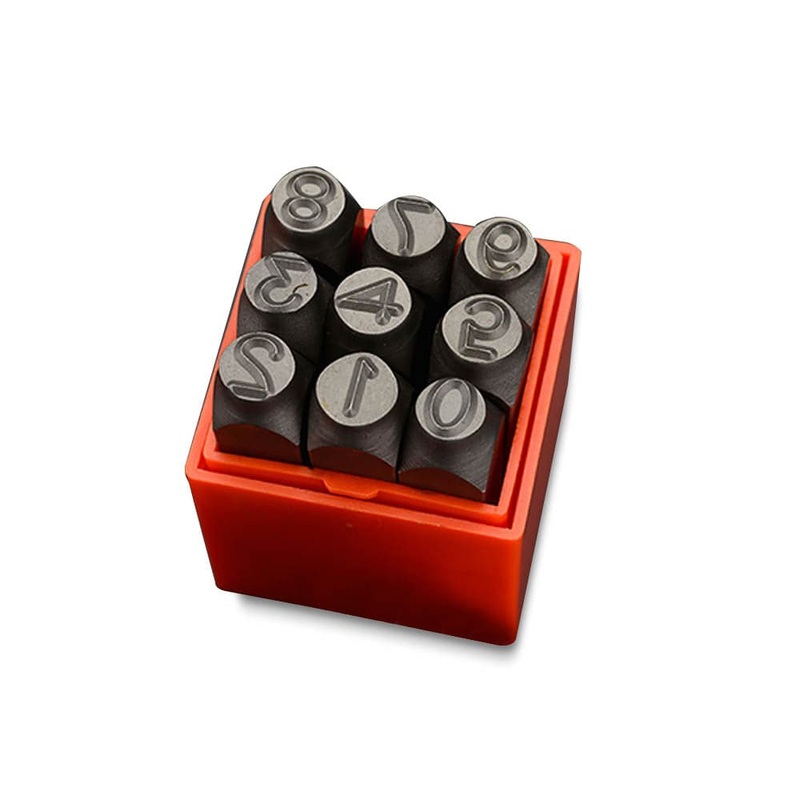 Harden 610859 9 Piece 10mm Steel Number Set