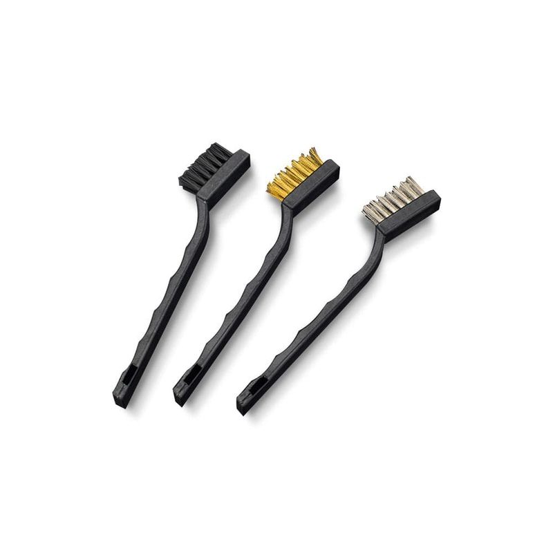 Harden 660241 3 Piece 175mm Professional Nylon Steel Brass Brush Set