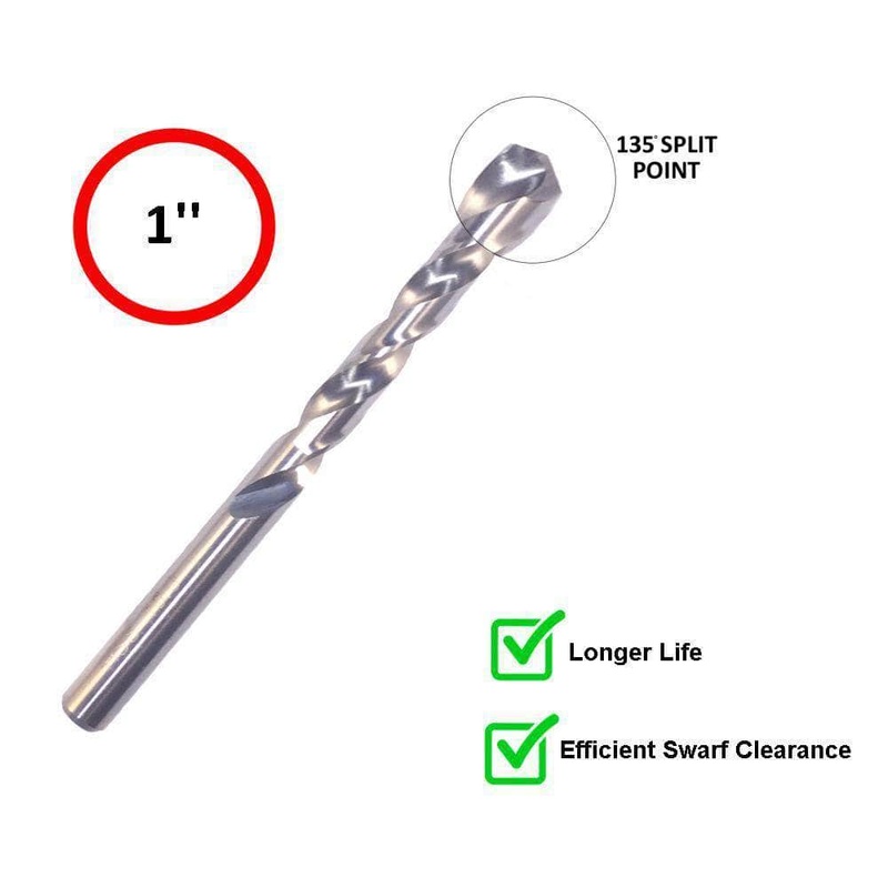 Insize IN0147 1 Heavy Duty HSS Drill Bit