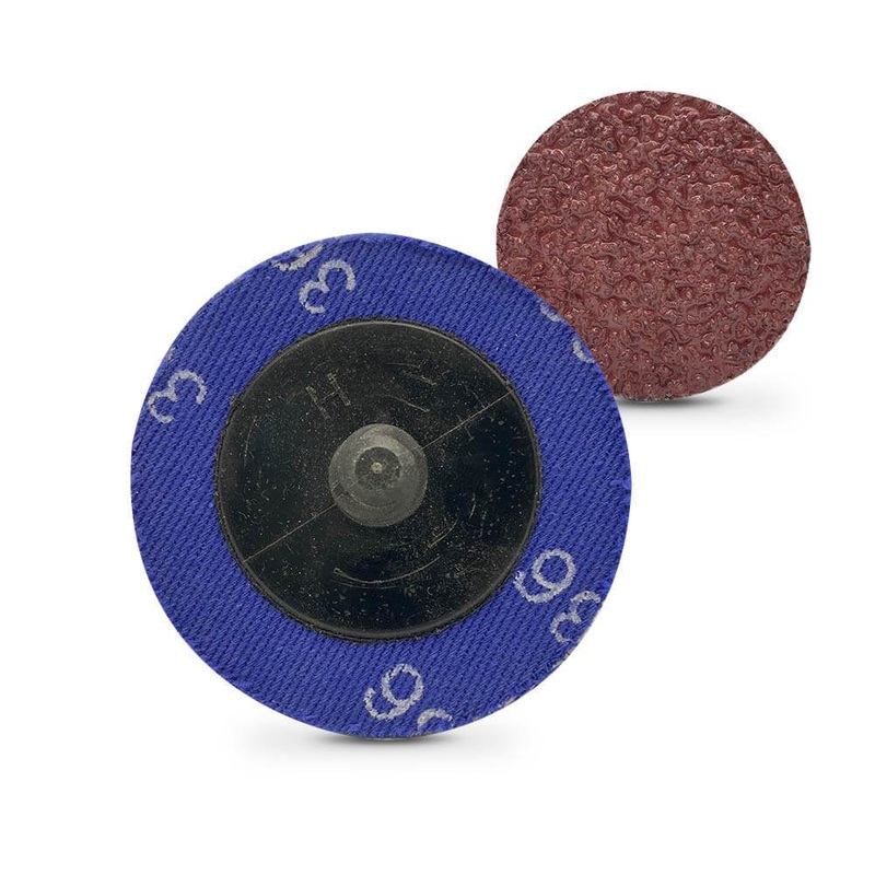 Insize INARRD5036 50 Piece 50mm 36 Grit Roloc Style Aluminium Oxide Sanding Discs