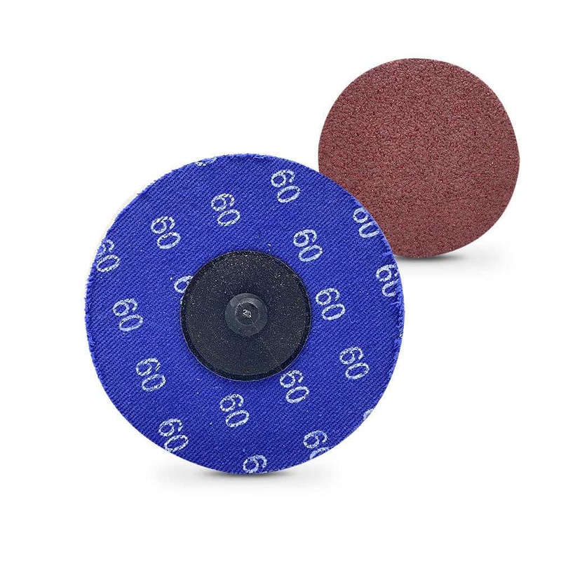 Insize INARRD5060 50 Piece 50mm 60 Grit Roloc Style Aluminium Oxide Sanding Discs