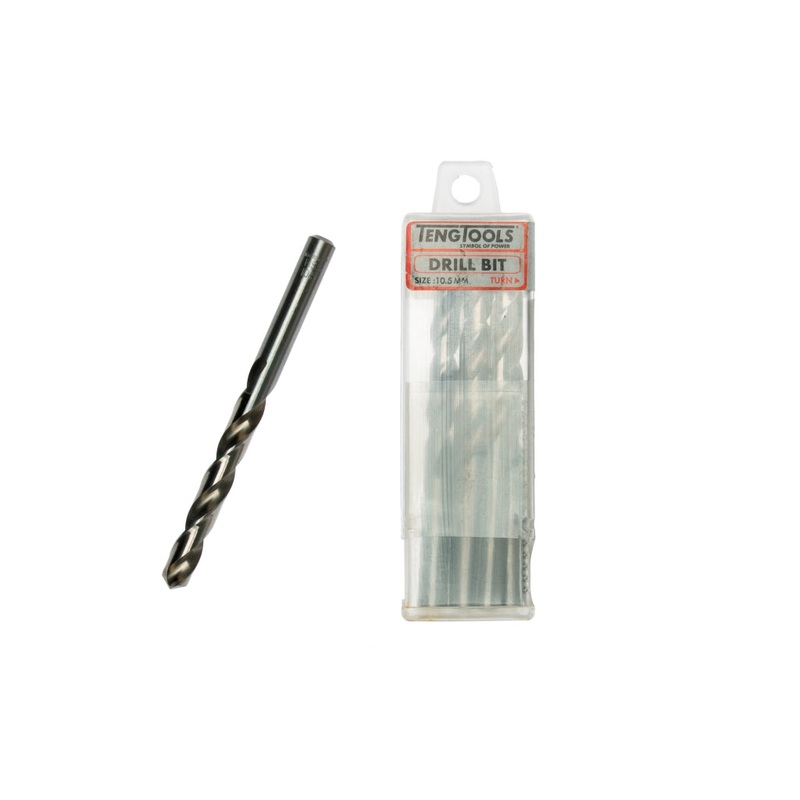 Teng Tools 10.5MM Fully Ground Drill Bit – DBX105