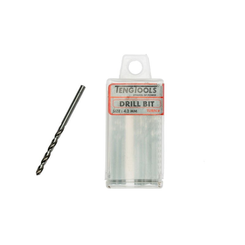 Teng Tools 4.2MM Fully Ground Drill Bit – DBX042