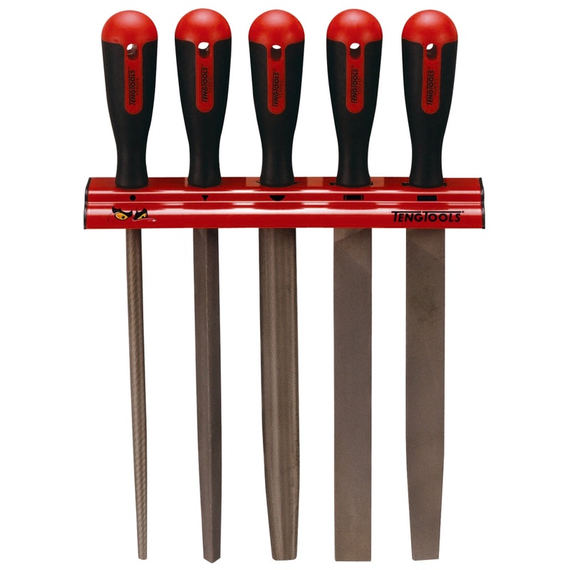 Teng Tools 5 Piece 10 File Wall Rack – WRFL05