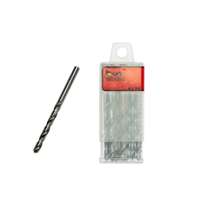 Teng Tools 6.0MM Fully Ground Drill Bit – DBX060