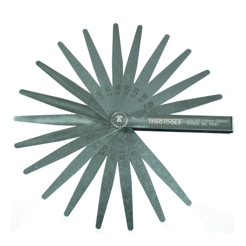 Teng Tools 20 Blade Professional Quality Feeler Gauge Set – FG21