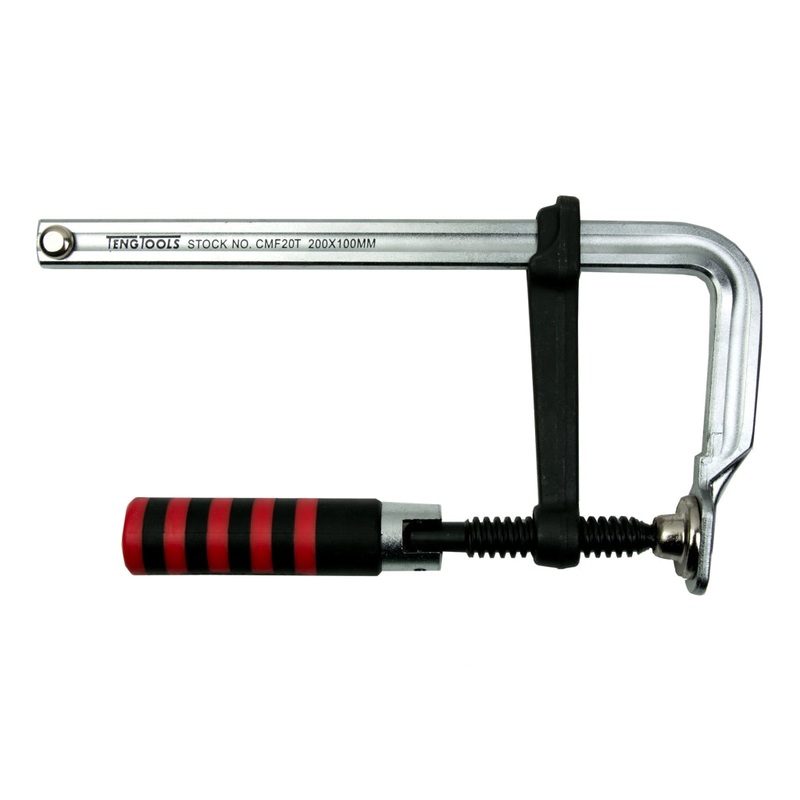 Teng Tools 200 x 100MM 180 Swivel Handle F Clamp – CMF20T