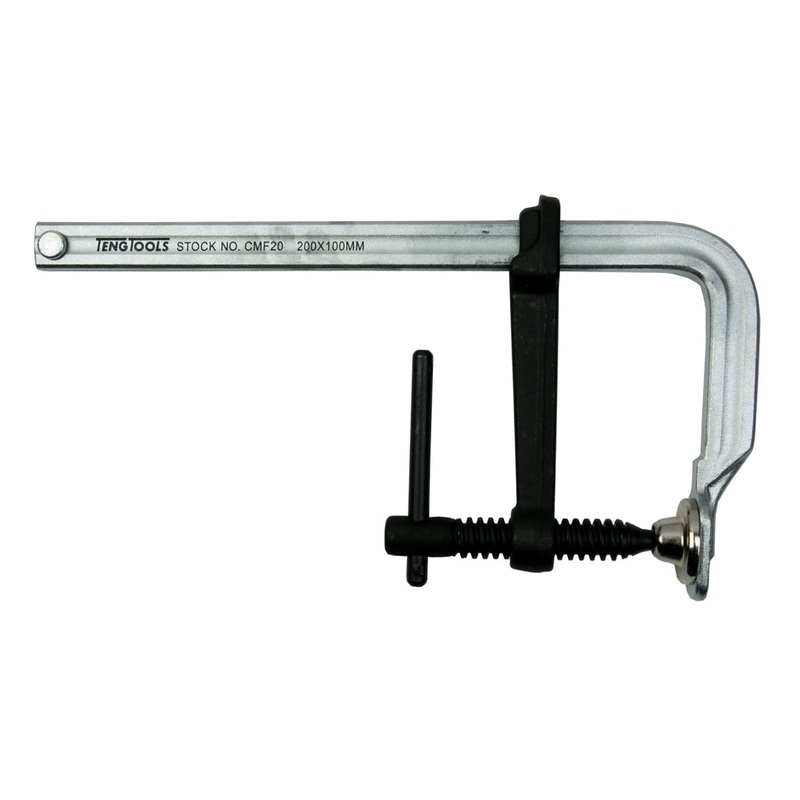Teng Tools 200 x 100MM Fixed Handle F Clamp – CMF20