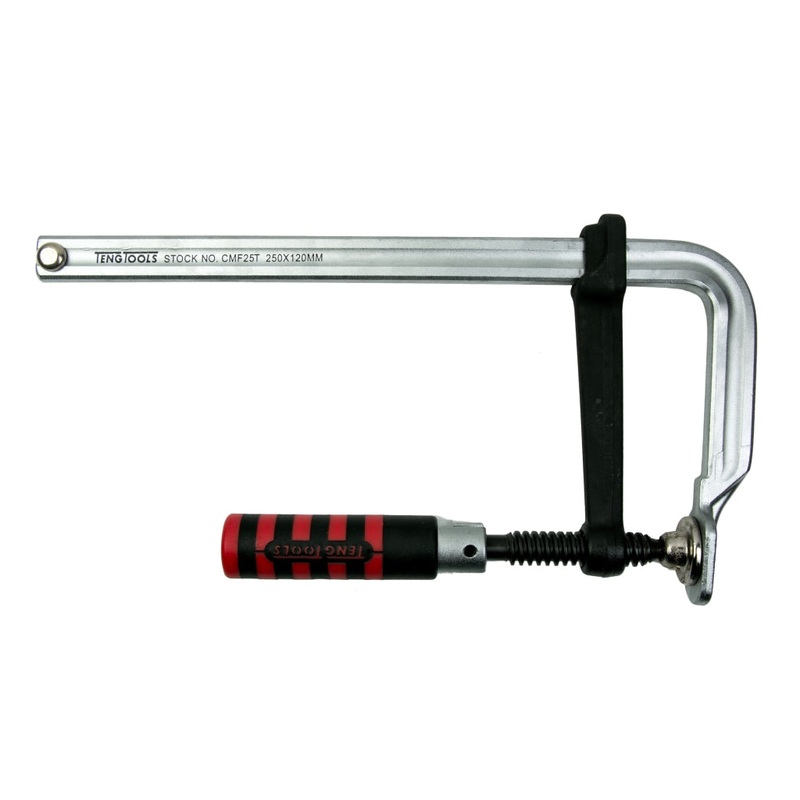 Teng Tools 250 x 120MM 180 Swivel Handle F Clamp – CMF25T