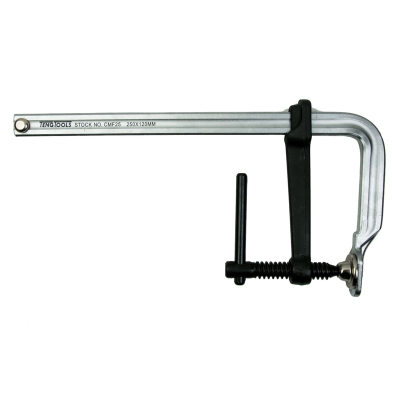 Teng Tools 250 x 120MM Fixed Handle F Clamp – CMF25