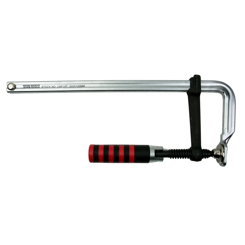Teng Tools 300 x 100MM 180 Swivel Handle F Clamp – CMF35T