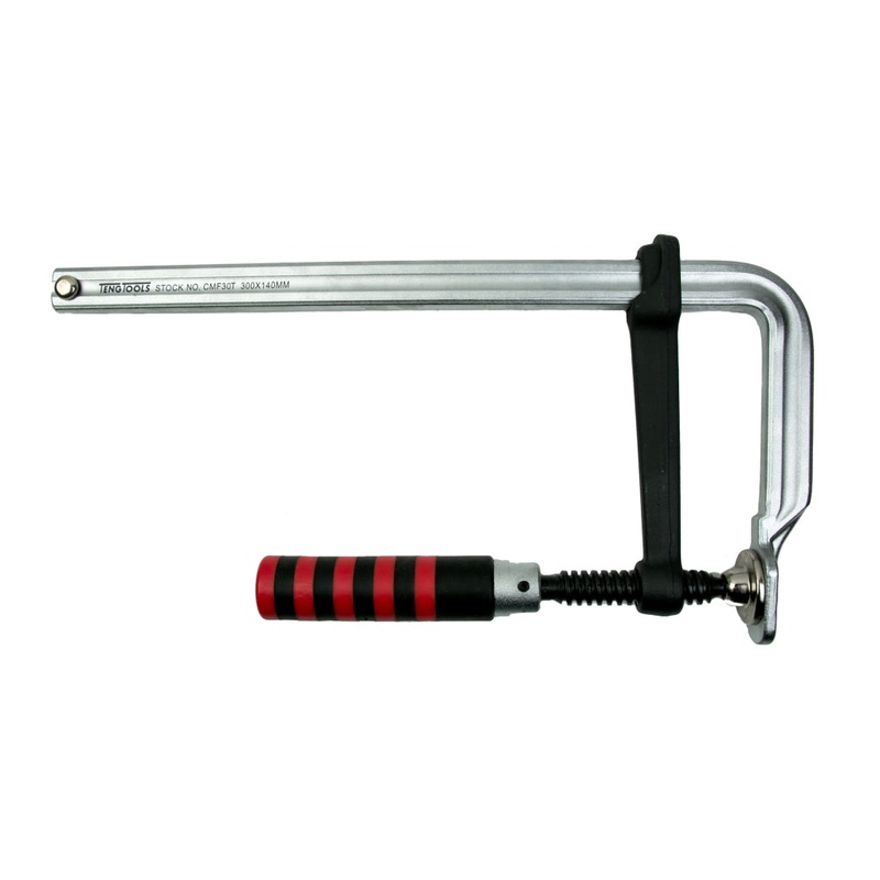 Teng Tools 300 x 140MM 180 Swivel Handle F Clamp – CMF30T