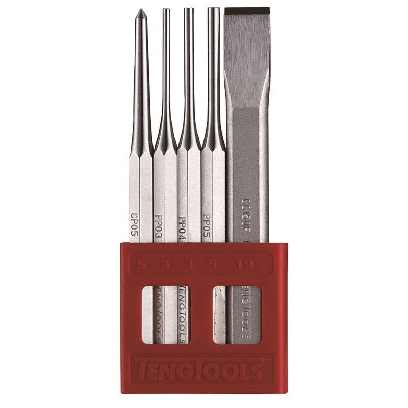 Teng Tools 5 Piece Punch & Chisel Set – PCX05