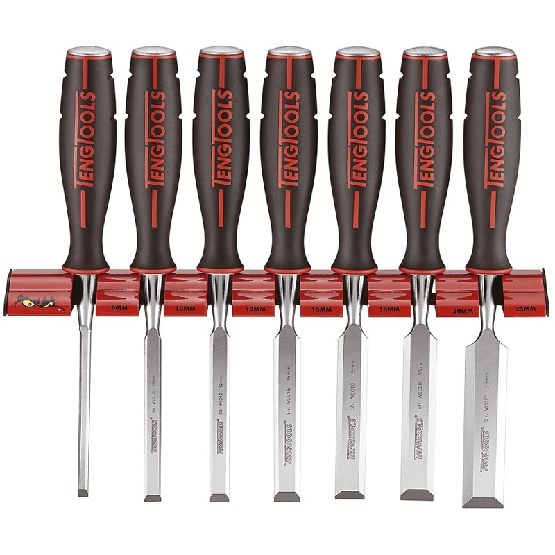 Teng Tools 7 Piece 6-25MM Carpenters Chisel Set – WRWC07
