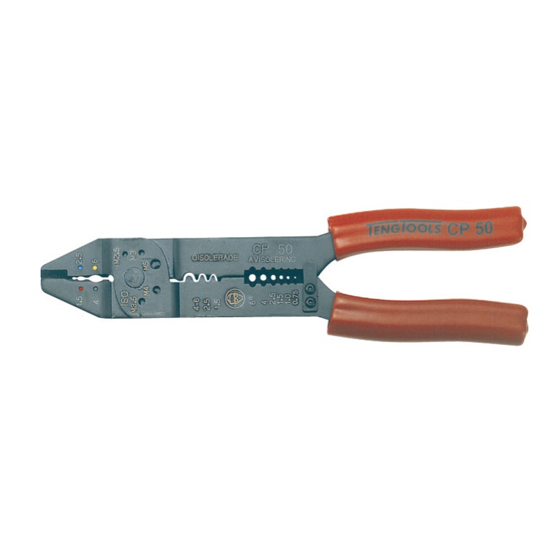 Teng Tools 9 Professional Quality Crimping Pliers & Wire Stripper – CP50