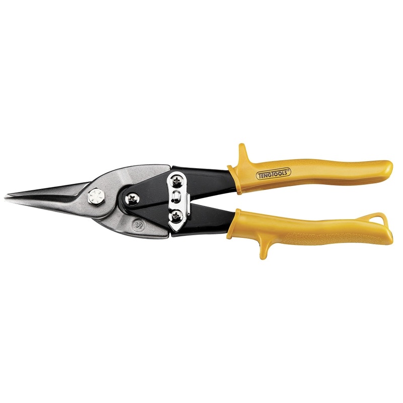 Teng Tools Straight High Leverage Tin Snips – 490W