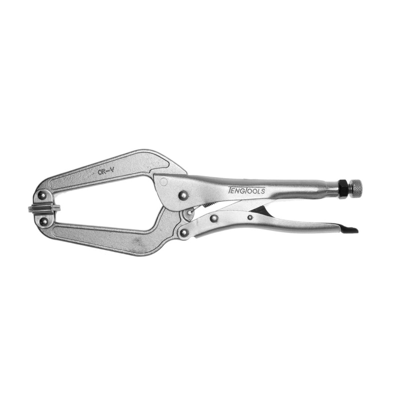 Teng Tools 12 C Clamp Power Grip Pliers With Swivel Pads – 409SP