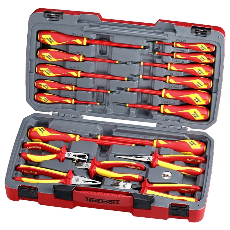 Teng Tools 18 Piece 1000 Volt Insulated Tool Set – TV18N
