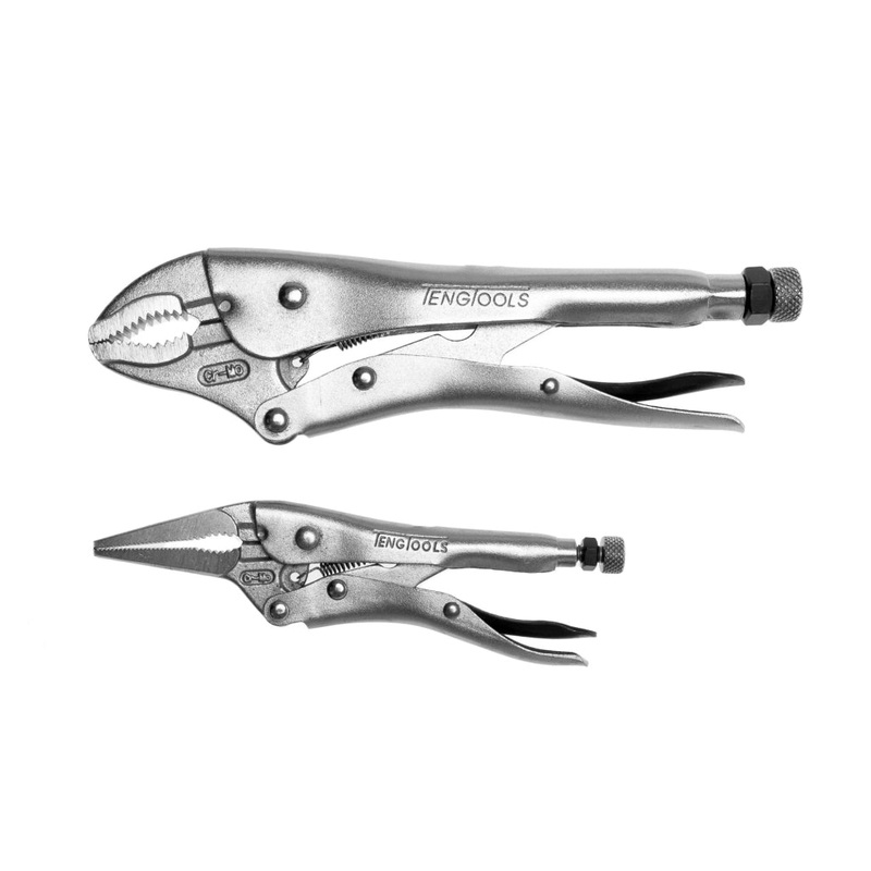 Teng Tools 2 Piece Power Grip Plier Set – 402