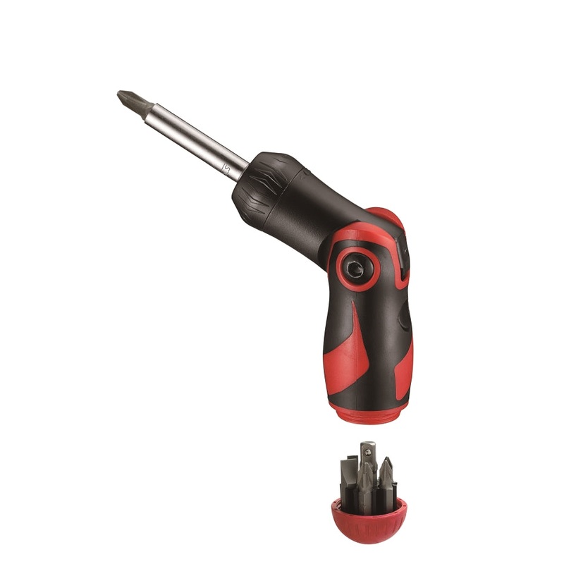 Teng Tools 8 Piece Angled Ratcheting Bits Driver Set – MDRT908