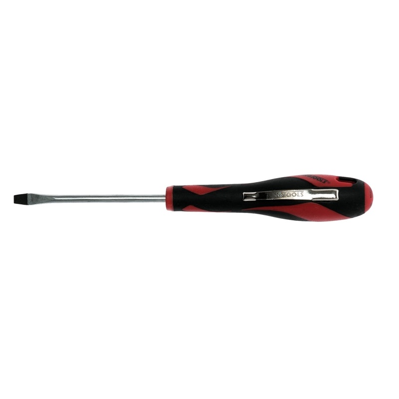 Teng Tools Flat Tip Screwdriver With Pocket Clip – MDMC718N