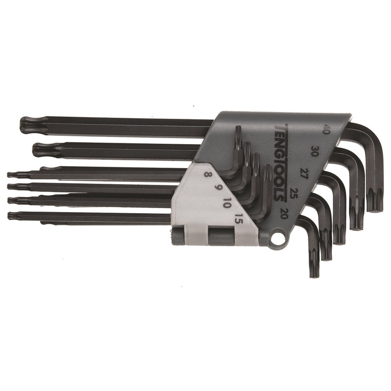 Teng Tools 9 Piece Ball Point Head TX Key Set – 1479TX1