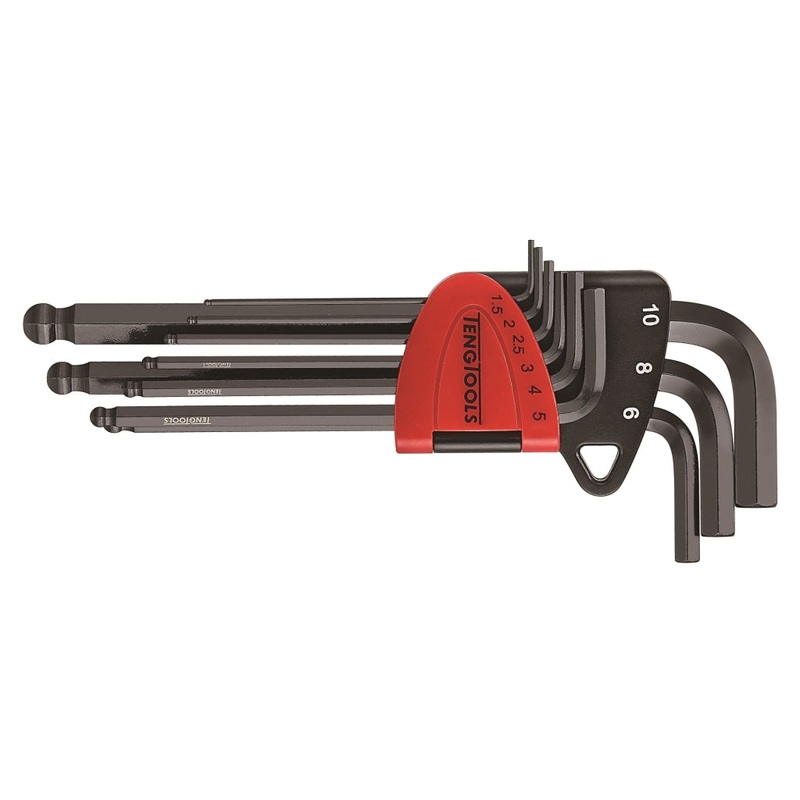 Teng Tools 9 Piece Metric Hex Key Set – 1499MM