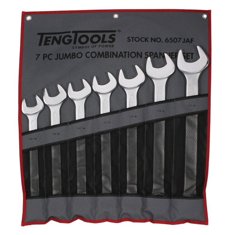 Teng Tools 7 Piece AF Combination Spanner Set – 6507JAF
