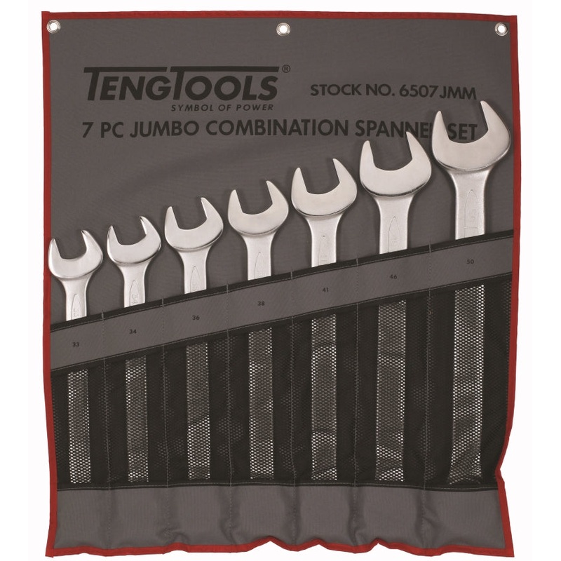 Teng Tools 7 Piece Metric Combination Spanner Set – 6507JMM
