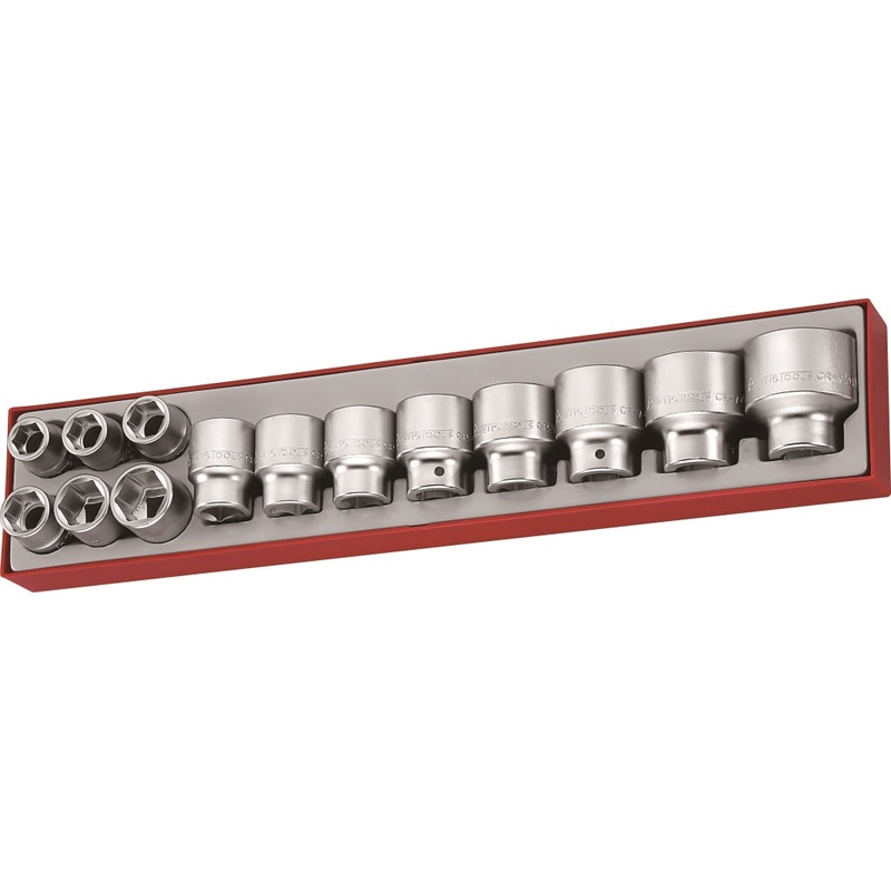 Teng Tools 14 Piece 3/4 Drive 6 Point Metric Socket Set – TTX3414