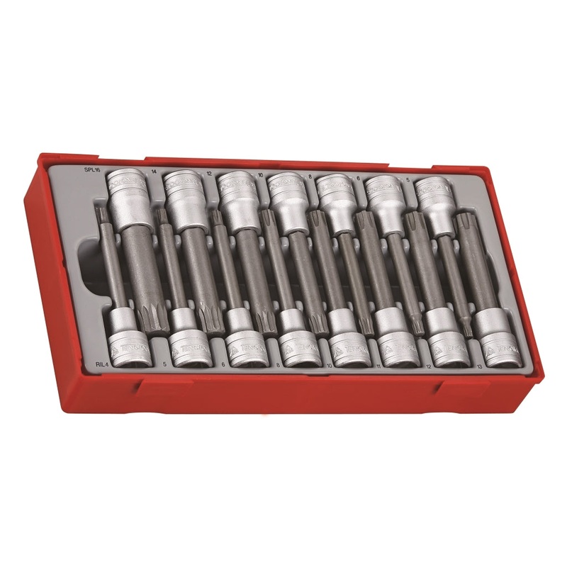 Teng Tools 15 Piece 1/2 Drive Ribe & Spline Socket Set – TTRS15