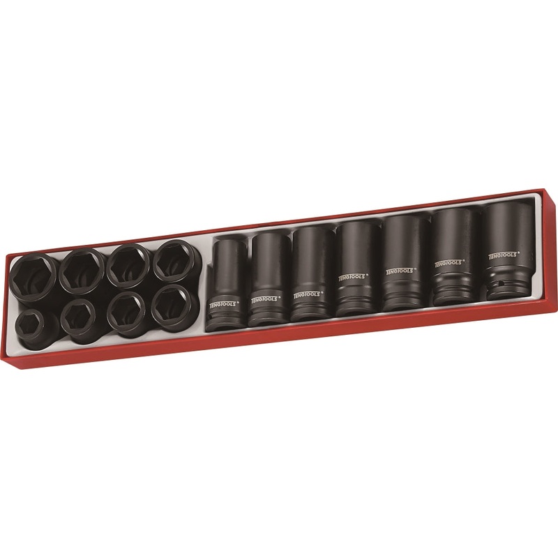 Teng Tools 15 Piece 3/4 Drive 6 Point Impact Socket Set – TTX9415