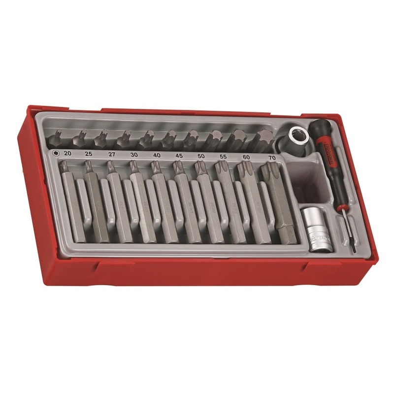 Teng Tools 23 Piece 1/2 Drive TX Bit Socket Set – TTTX23