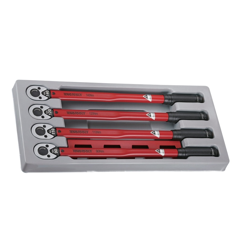 Teng Tools 4 Piece 1/2 Drive Preset Torque Wrench Set – TTPSTQ04