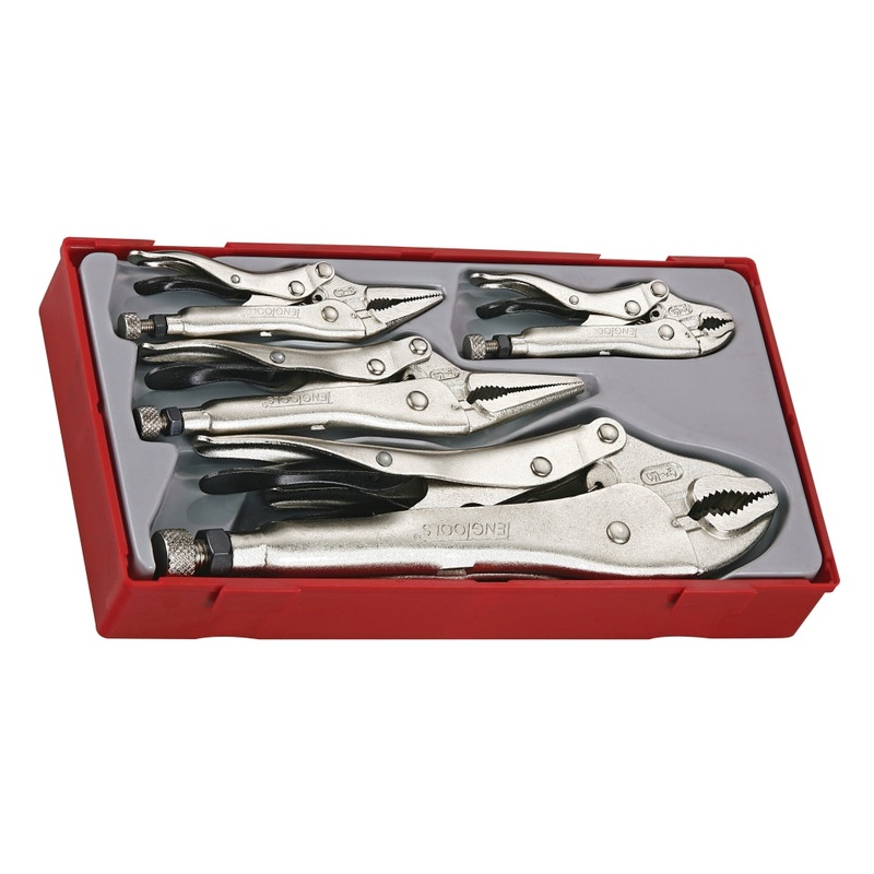 Teng Tools 5 Piece Power Grip Plier Set – TTVG05
