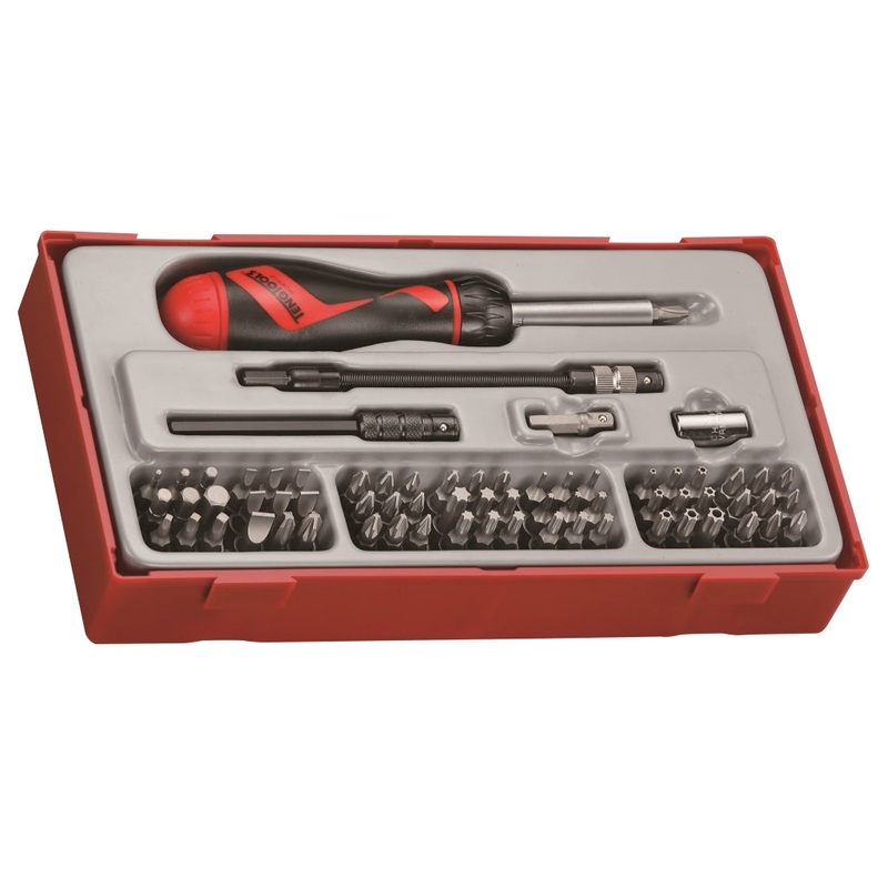 Teng Tools 74 Piece Ratcheting Bits Driver Set – TTMD74