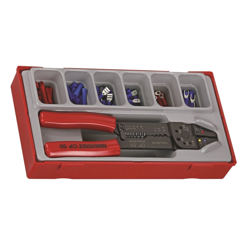 Teng Tools 121 Piece Crimping Tool & Assorted Terminal Set – TTCP121