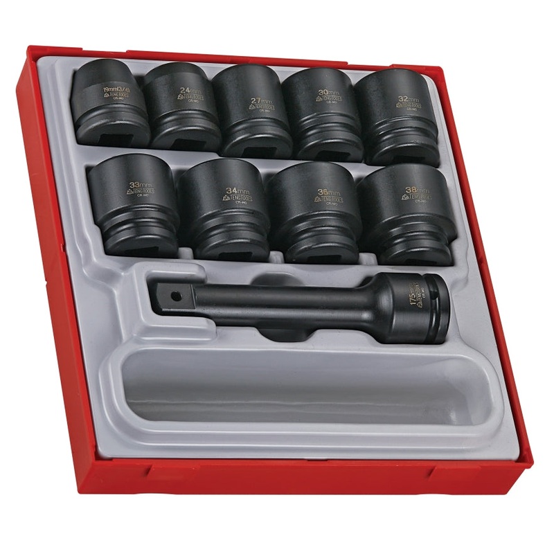 Teng Tools 16 Piece 3/4 Drive Impact Socket Set – TTD9416