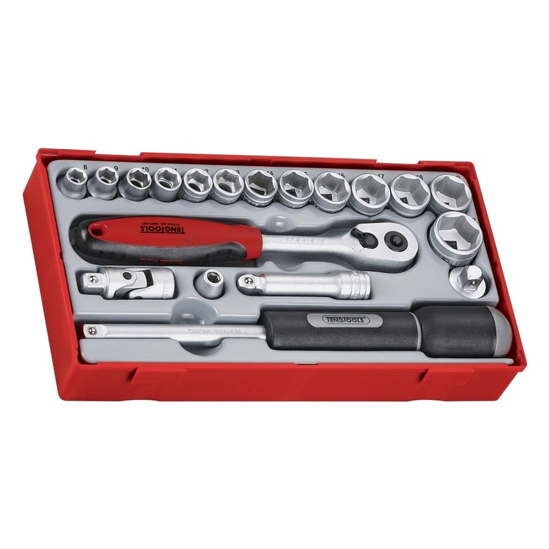 Teng Tools 19 Piece 3/8 Drive Socket Set – TT3819