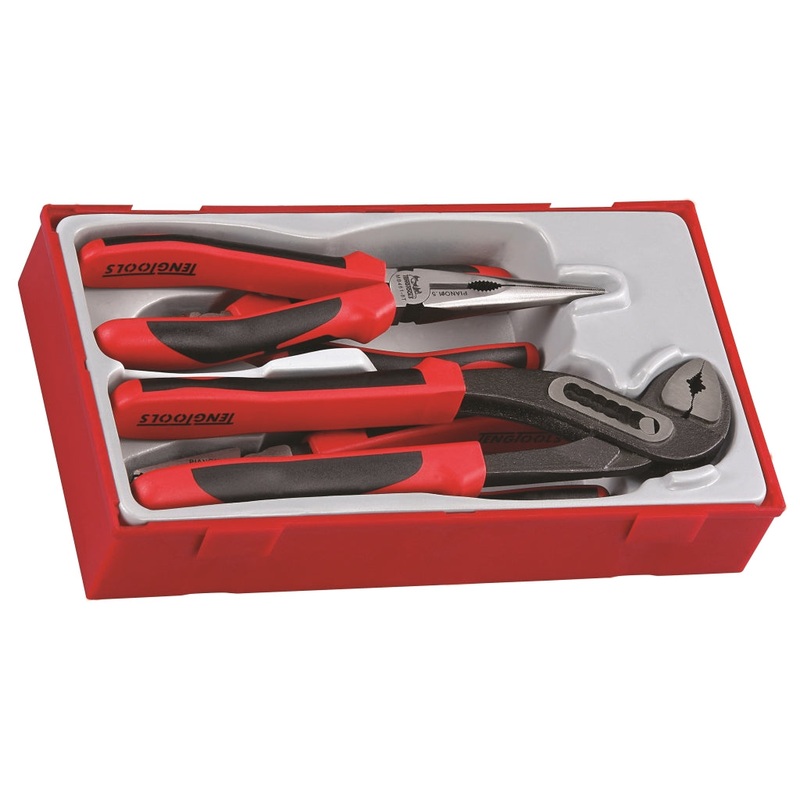 Teng Tools 4 Piece TPR Grip Mega Bite Plier Set – TT440-T