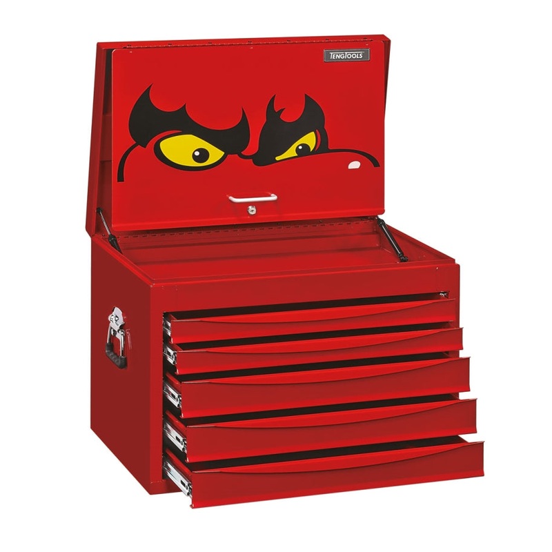 Teng Tools 5 Drawer 8 Series SV Top Box with Ball Bearing Slides – TC805SV
