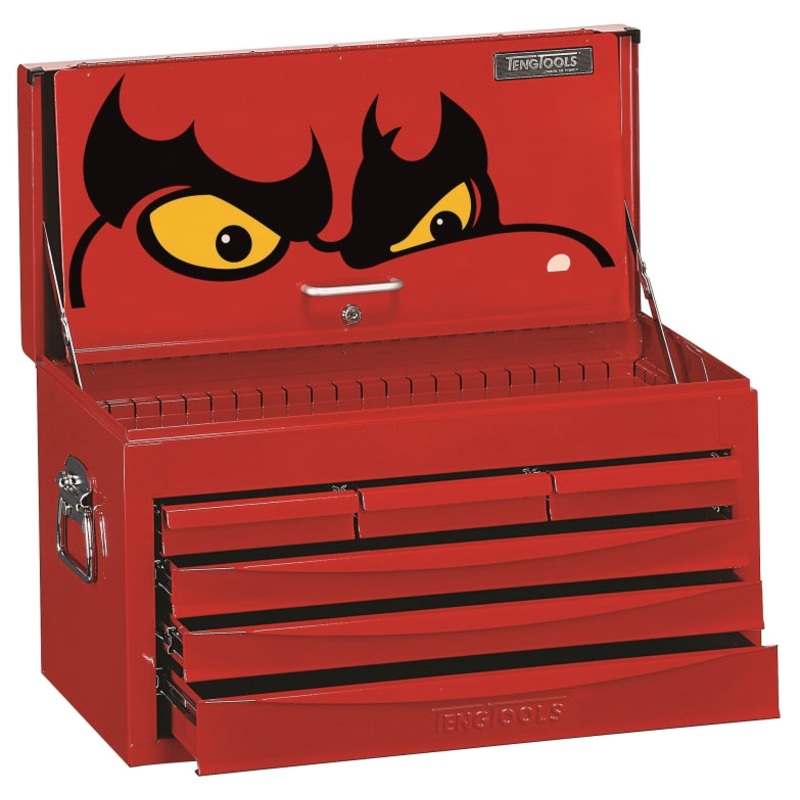 Teng Tools 6 Drawer 8 Series SV Top Box With Ball Bearing Slides – TC806SV