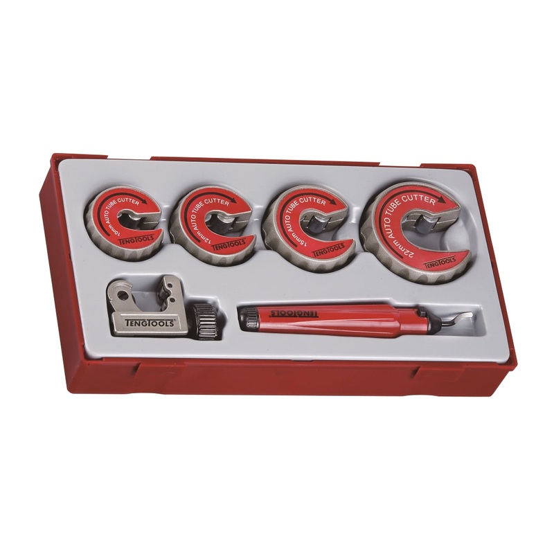 Teng Tools 6 Piece Pipe Cutter & Deburring Set – TTTC06